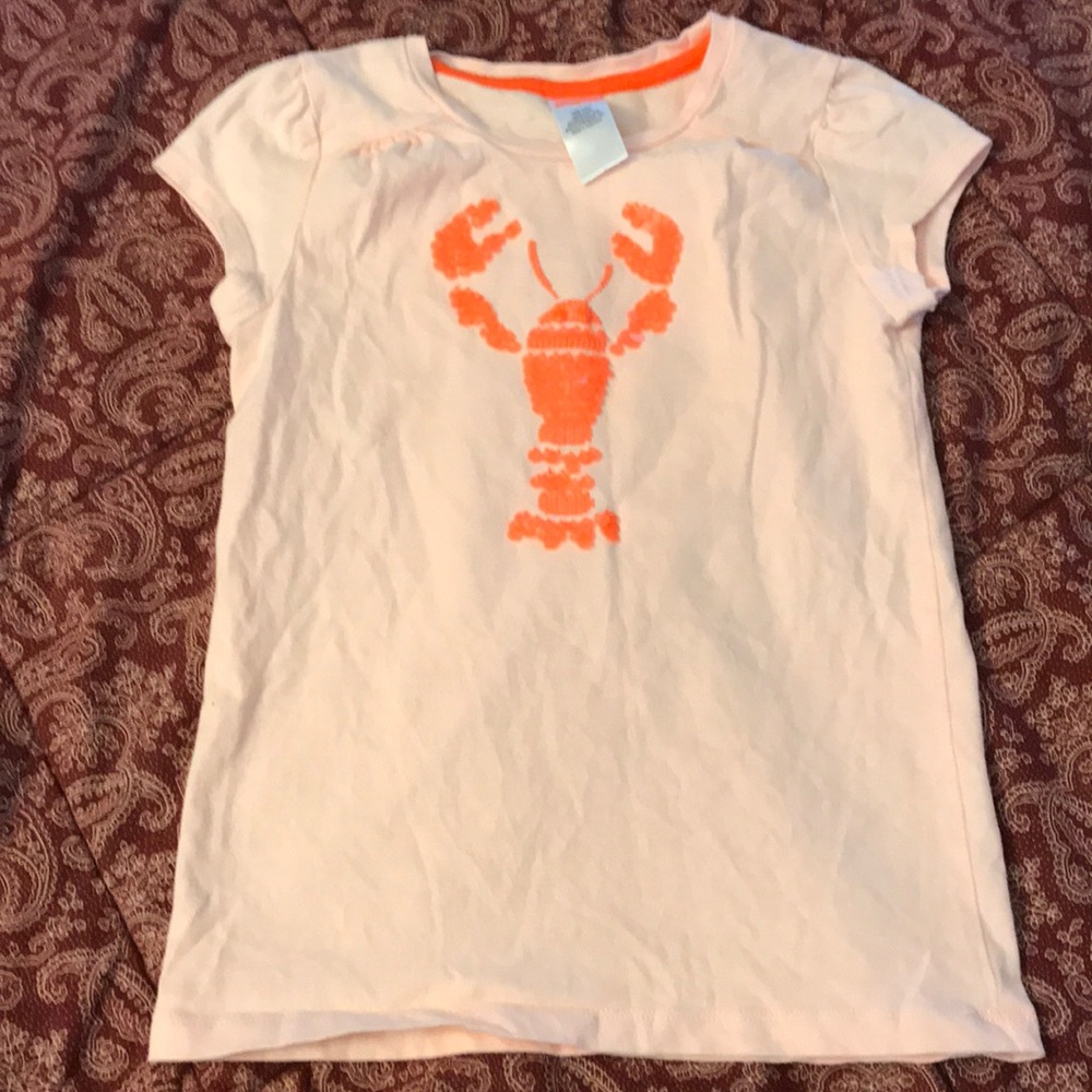 Sequin lobster shirt EUC